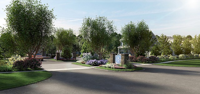 New Sea Bury Homes Cape Cod Community Entrance