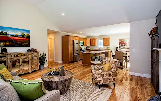 Cranberry living room
