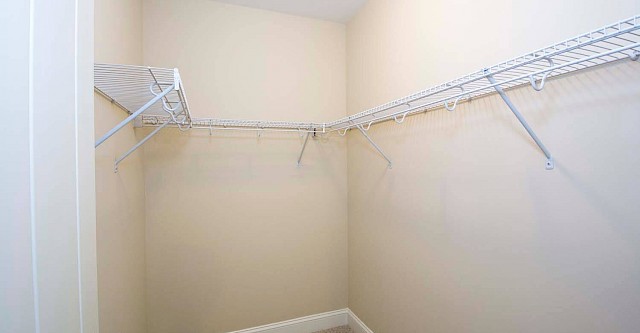 Bayberry walk-in closet