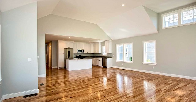 Forsythia living room and kitchen