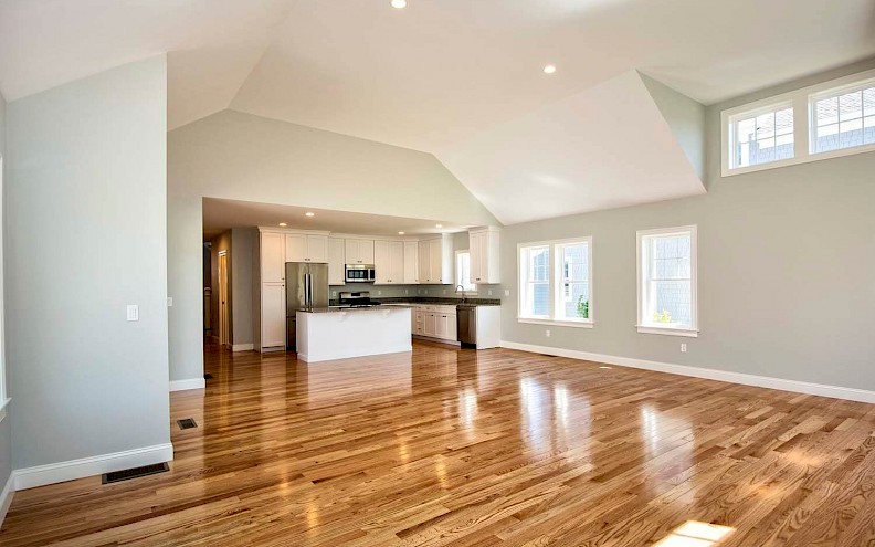 Forsythia living room and kitchen