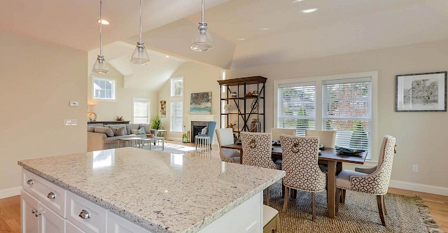 Elderberry kitchen and dining area