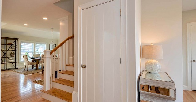 Elderberry entryway closet